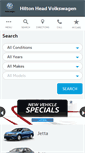 Mobile Screenshot of hiltonheadvolkswagen.com